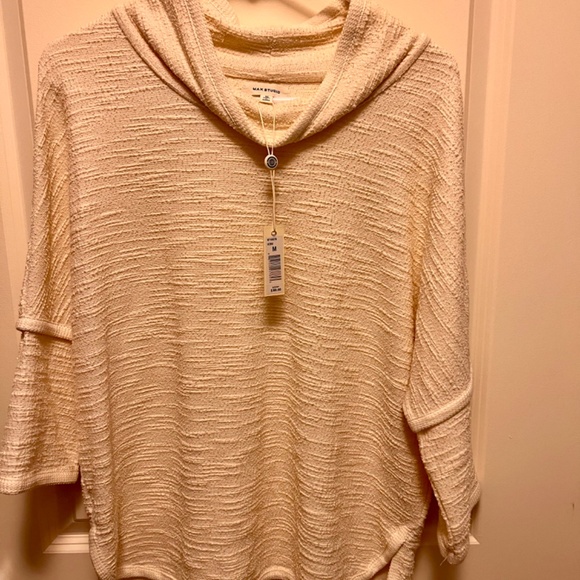 Max Studio Cowl Neck Tunic - Cream - Picture 4 of 4